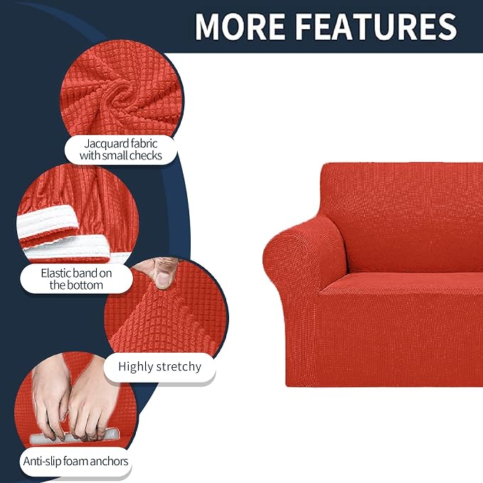 Cupuamon 2026 New Stretch Sofa Slipcovers Couch Cover - Image 4