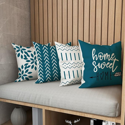 YCOLL Pillow Covers 20x20 Set of 4, Modern Sofa Throw Pillow Cover, Decorative - Image 5
