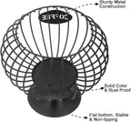 Large Capacity Coffee Pod Holder for Countertop K Cup Organizer Metal Storage Basket for Keuring Pods K Cup Storage for Capsule Creamer Coffee Bar Decor Black