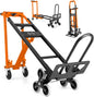 4-in-1 Hand Truck Dolly Heavy Duty Industrial Convertible, 1000 LBS Stair by COOCHEER