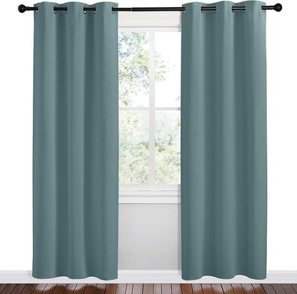 NICETOWN Modern Blackout Curtains Noise Reducing, 2 Panels, W42 x L78 -Inch - Image 2