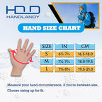 HANDLANDY Waterproof Insulated Work Gloves, 3M Thinsulate Thermal Winter Gloves for Men Women Touch Screen, Warm Ski Snowboard Cold Weather Gloves (Large, Pink)