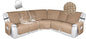HDCAXKJ 100% Waterproof Reclining Sectional Couch Covers L Shape Recliner Sofa by HDCAXKJ