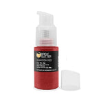 Brew Glitter - Maroon Red (25g Spray Pump 1x Jar) | Edible Glitter for Drinks, Cocktails, Beer, Garnish & Beverages