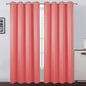 Blackout Curtains 52 x 84 inch/Coral Curtains Set of 2 Panels/Thermal Insulated by Lemomo