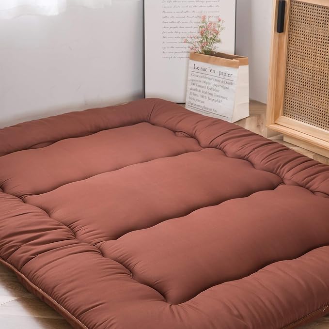MAXYOYO Japanese Floor Mattress Futon Mattress, Thicken Tatami Mat Sleeping Pad - Image 3