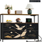 Dresser Japanese Seamless Crane Birds Elements Asian Oriental Decoration Such by Unknown
