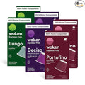 WOKEN COFFEE Compostable Nespresso Pods Variety Pack - Dark and Medium Roast Italian Espresso - Compostable Coffee Pods Compatible with Nespresso Machine (60 Pod Count, 6 Boxes)