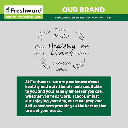 Freshware Plastic Portion Cups with Lids [1 Ounce, 200 Sets] Disposable Plastic Cups for Meal Prep, Salad Dressing, Jellos Shot Cups, Souffle Cups, Condiment and Dipping Sauce Cups