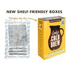 GRADY’S COLD BREW, New Orleans Style, 100% Arabica Ground Coffee & Chicory Pouches, TWO Boxes of Four Easy-to-Brew Bean Bags, Makes 24 drinks