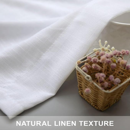 Pitalk White Curtains 38 Inch Wide - Image 9