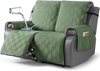 TAOCOCO 100% Waterproof Loveseat Recliner Covers 2 Seater, Split Loveseat Covers by TAOCOCO
