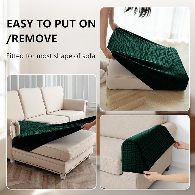 UNBBRRL Stretch Couch Armrest Covers - Image 4
