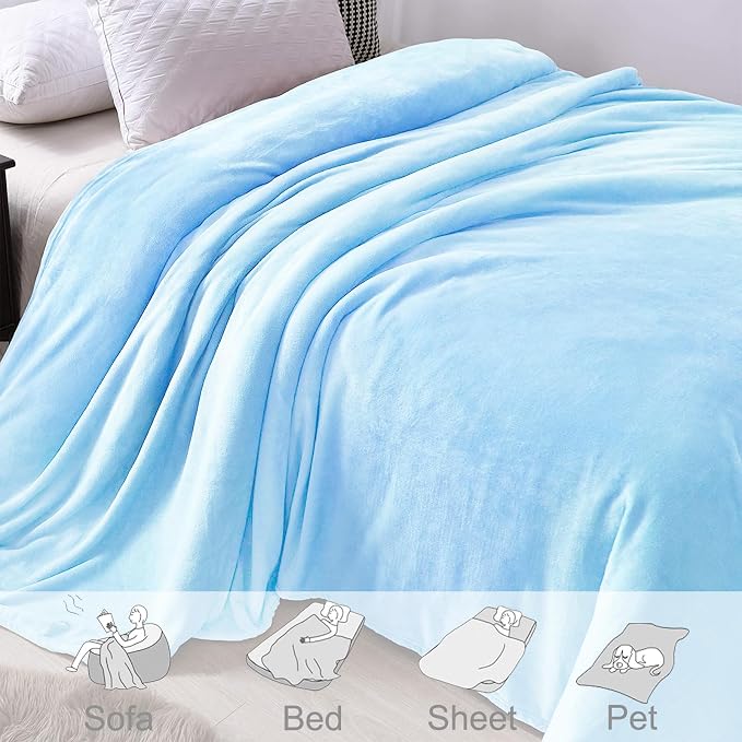 Exclusivo Mezcla Soft Large Fleece Throw Blanket - Image 3