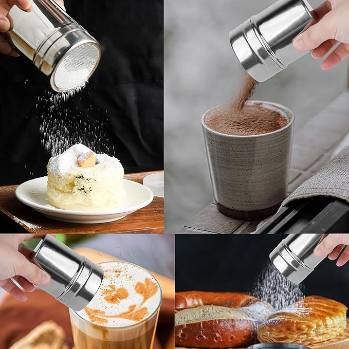 Stainless Steel Milk Frothing Pitcher 20oz/600ml for Milk Cappuccino Coffee Stencils Latte Art, Milk Jug Cup with Decorating Art Pen, Powder Shaker, 16 Pieces Coffee Decorating Stencils