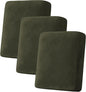 H.VERSAILTEX Velvet Stretch Couch Cushion Cover Plush Cushion Slipcover by HVERSAILTEX
