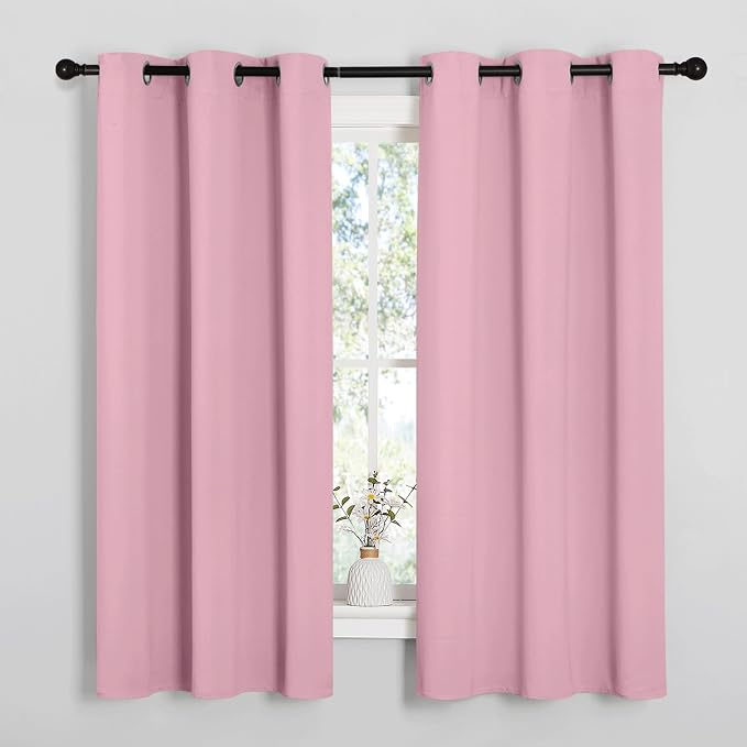 NICETOWN Window Curtain Panels, Thermal Insulated Solid Grommet Blackout by NICETOWN