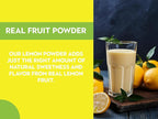 Ancient Roots Lemon Powder - Freeze-Dried, All-natural, No Sugar Added, Pure Citrus Fruit Powder, Natural Electrolyte, Good for Lemonades and Cocktails, Resealable Pouch - 10.5 ounces (75 servings)