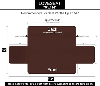 U-NICE HOME Loveseat Sofa Cover - Image 7