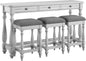 Wallace & Bay Mariano Oyster Shell 64" Wide Sofa Table by Wallace+%26+Bay