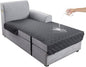 Genina L Shape Couch Cover, Sectional Couch Chaise Covers, Waterproof Washable by Genina