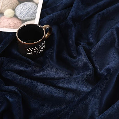 TASTHROW Large Flannel Fleece Throw Blanket, 90×90 Inch - Image 4