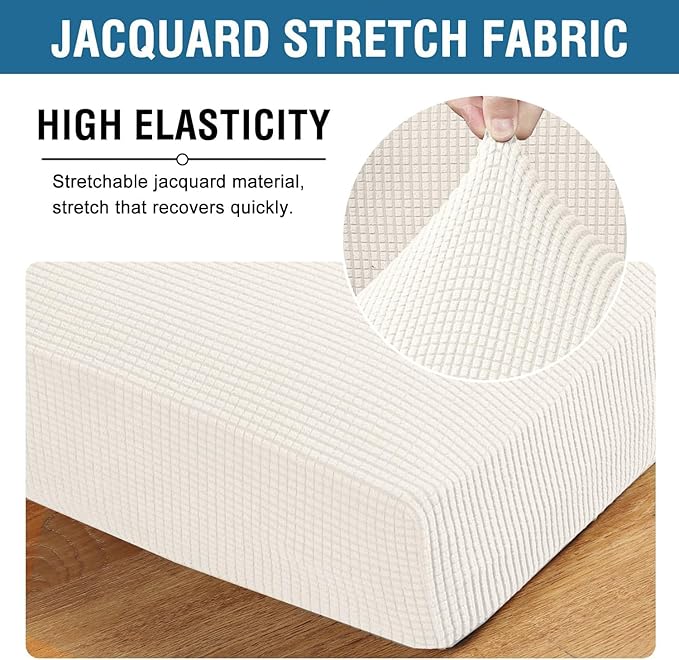 H.VERSAILTEX Super Stretch Individual Seat Cushion Covers - Image 4