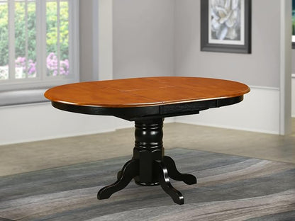 East West Furniture AAVT-BLK-TP Avon Kitchen Dining Table - Image 2