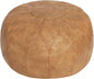 Thgonwid Unstuffed Moroccan Faux Leather Pouf Ottoman by Thgonwid