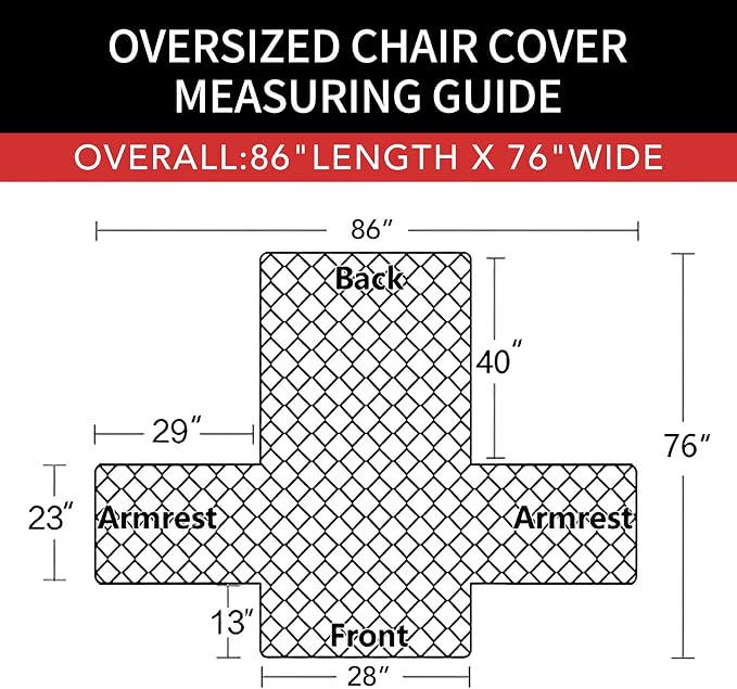 Easy-Going Reversible Couch Cover, Oversized Chair, Peacockblue/Beige | Machine - Image 6