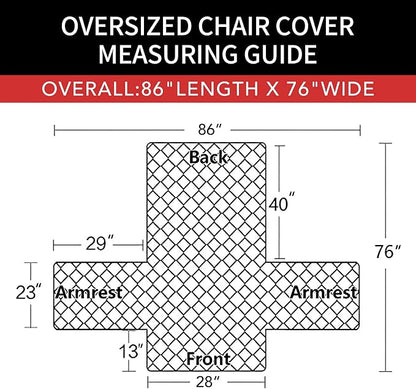Easy-Going Reversible Couch Cover, Oversized Chair, Water Resistant Furniture - Image 6