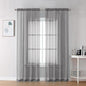Grey Sheer Curtains by OVZME