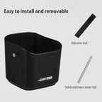 MHW-3BOMBER Espresso Knock Box, 1.2L(15 Cups) Coffee Knock Box with Clean Set and Removable Knock Bar for Espresso Puck, Coffee Ground, Durable Espresso Accessories, CS7091-OS