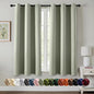 MIULEE Blackout Curtains for Bedroom 2 Panels 40 x 54 Inch Long Sage Green | by MIULEE