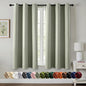 MIULEE Blackout Curtains for Bedroom 2 Panels 40 x 45 Inch Long Sage Green | by MIULEE