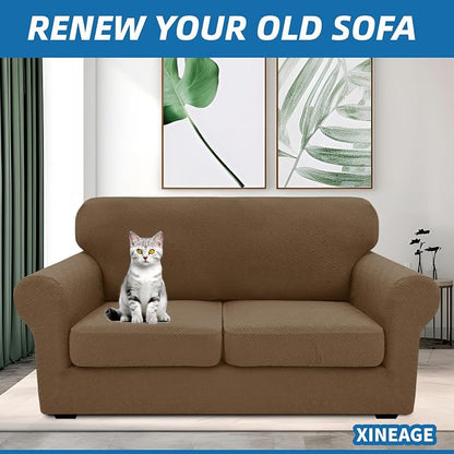 XINEAGE New 3 Pieces Couch Covers - Image 4