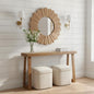 Plank+Beam Solid Wood Console Table, 56 Inch, Sofa Table, Narrow Entryway Table by PlankBeam