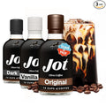 Jot Coffee Concentrate (Variety 3pk) High Caffeine Cold Brew Coffee Concentrate Liquid for Iced Coffees, Instant Espresso, Hot or Cold Instant Coffees - Makes 14 Cups, 150mg Caffeine/Tbsp, No Sugar