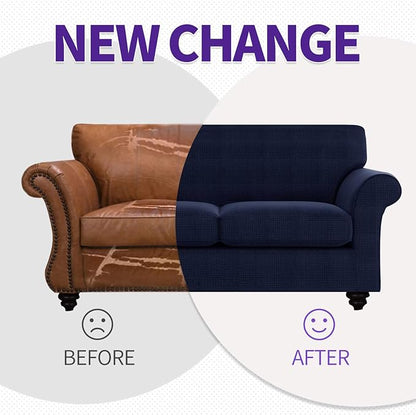 ZNSAYOTX 4 Piece Sofa Covers for Living Room Anti Slip Stretch Couch Covers for - Image 4