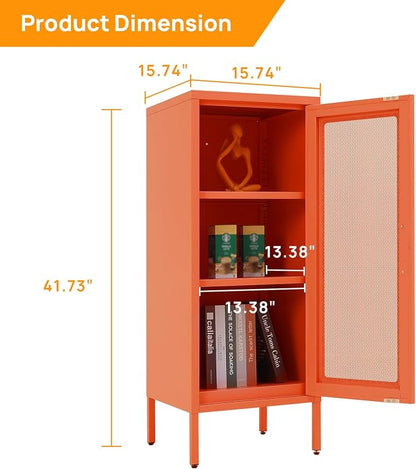 Slim Metal Storage Cabinet - Image 3