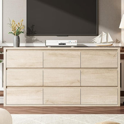 GarveeHome 9 Drawer Dresser for Bedroom, Wide Modern Chest of Drawers, Large - Image 3