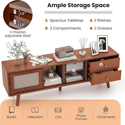 Giantex Mid Century Modern TV Stand - Image 6