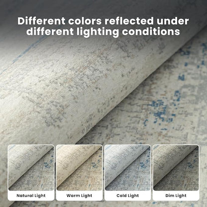 Washable Rugs 4x6 Area Rugs for Living Room, Dining Room, Kids Room | Machine - Image 6