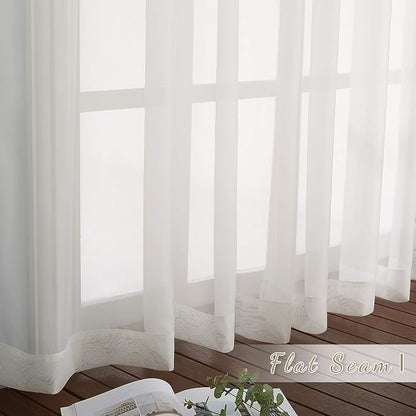NICETOWN Sheer Window Curtain Drapes - Image 6