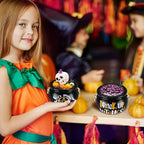 LET’S Resin Witch Cauldron Resin Mold, Halloween Resin Molds, 3D Jar Resin Molds Silicone 4.7'' Width, Large Jar Molds for Epoxy Resin Casting Craft, Storage Box,Candy Container,Candle Holder