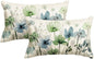 AVOIN colorlife Chinoiserie Poppy Flowers Pillow Covers 12x20 Inch Set of 2 | by AVOINcolorlife