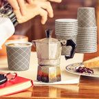 Rtteri 300 Pcs Count 3 oz Disposable Coffee Cups Disposable Espresso Cups Small Paper Cups 3 oz Cups for Coffee Tea Cocoa Juice Mini Paper Cups for Cafes Offices and Home