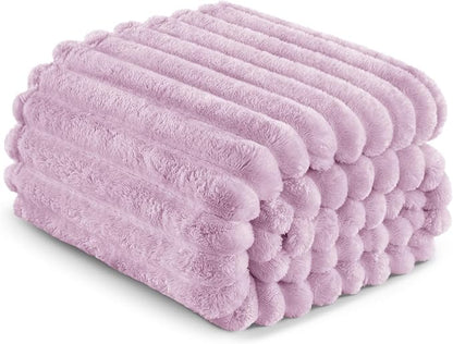 Exclusivo Mezcla Striped Twin Size Fleece Blanket - Image 6