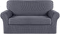 Turquoize Stretch Sofa Slipcover 2 Pieces Sofa Cover Couch Cover by Turquoize