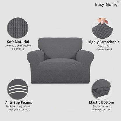Easy-Going Stretch Oversized Chair Slipcover - Image 3